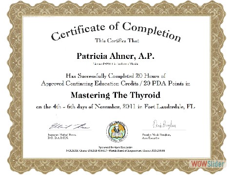 Mastering Thyroid Certificate